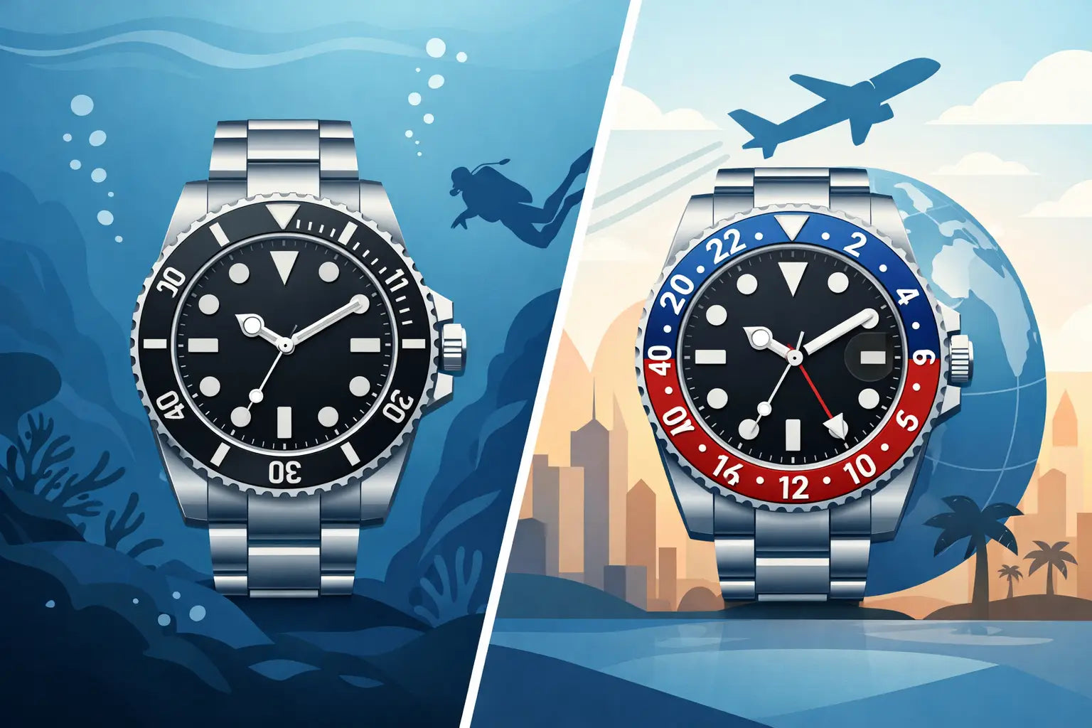 Rolex Submariner vs GMT Master Compared Fairly