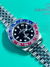 Rolex GMT-Master II 126710BLRO from 2021 on Jubilee bracelet, full set, purchased from Kings Hill.