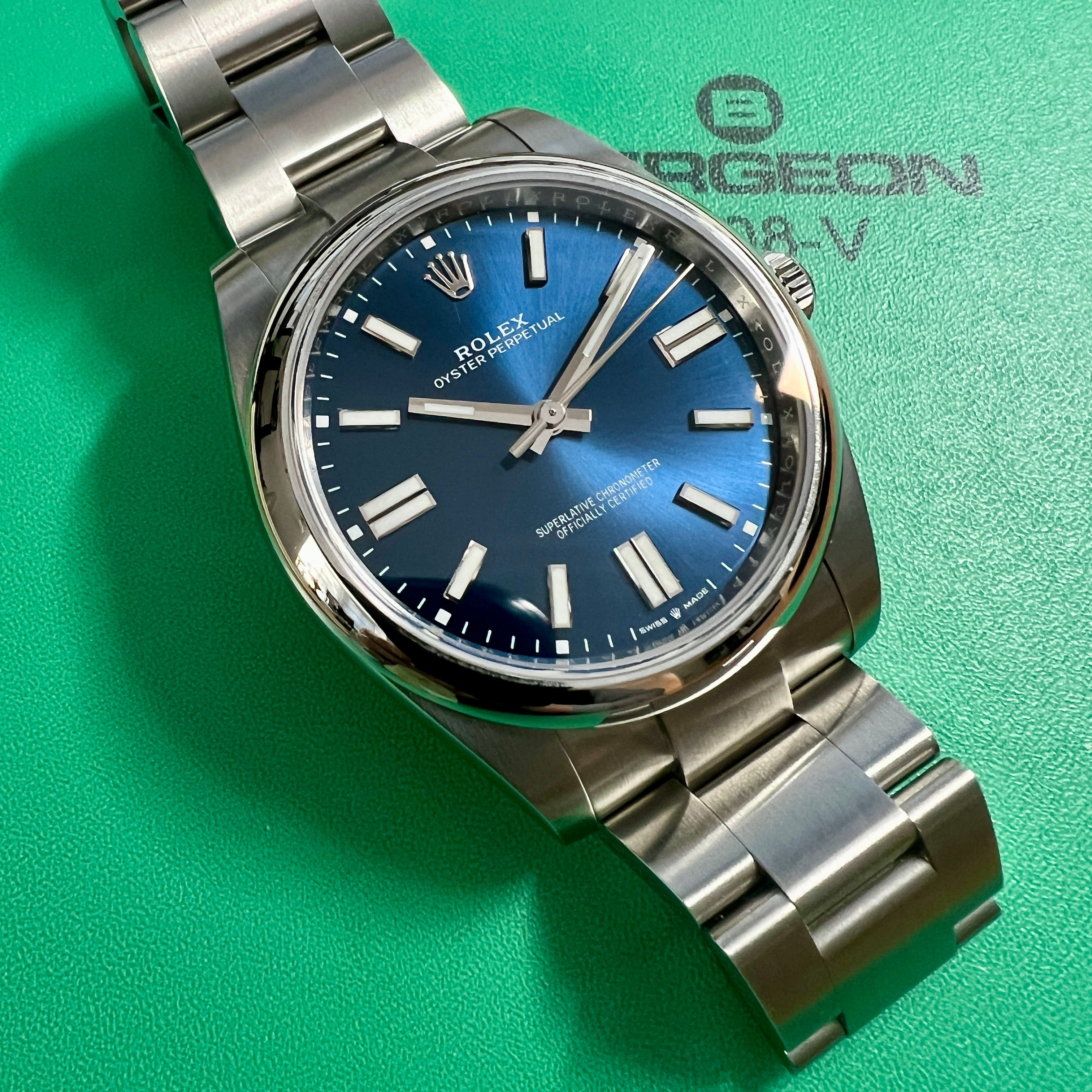 Rolex Oyster Perpetual 124300 Blue Dial – Recently Purchased in Tunbridge Wells