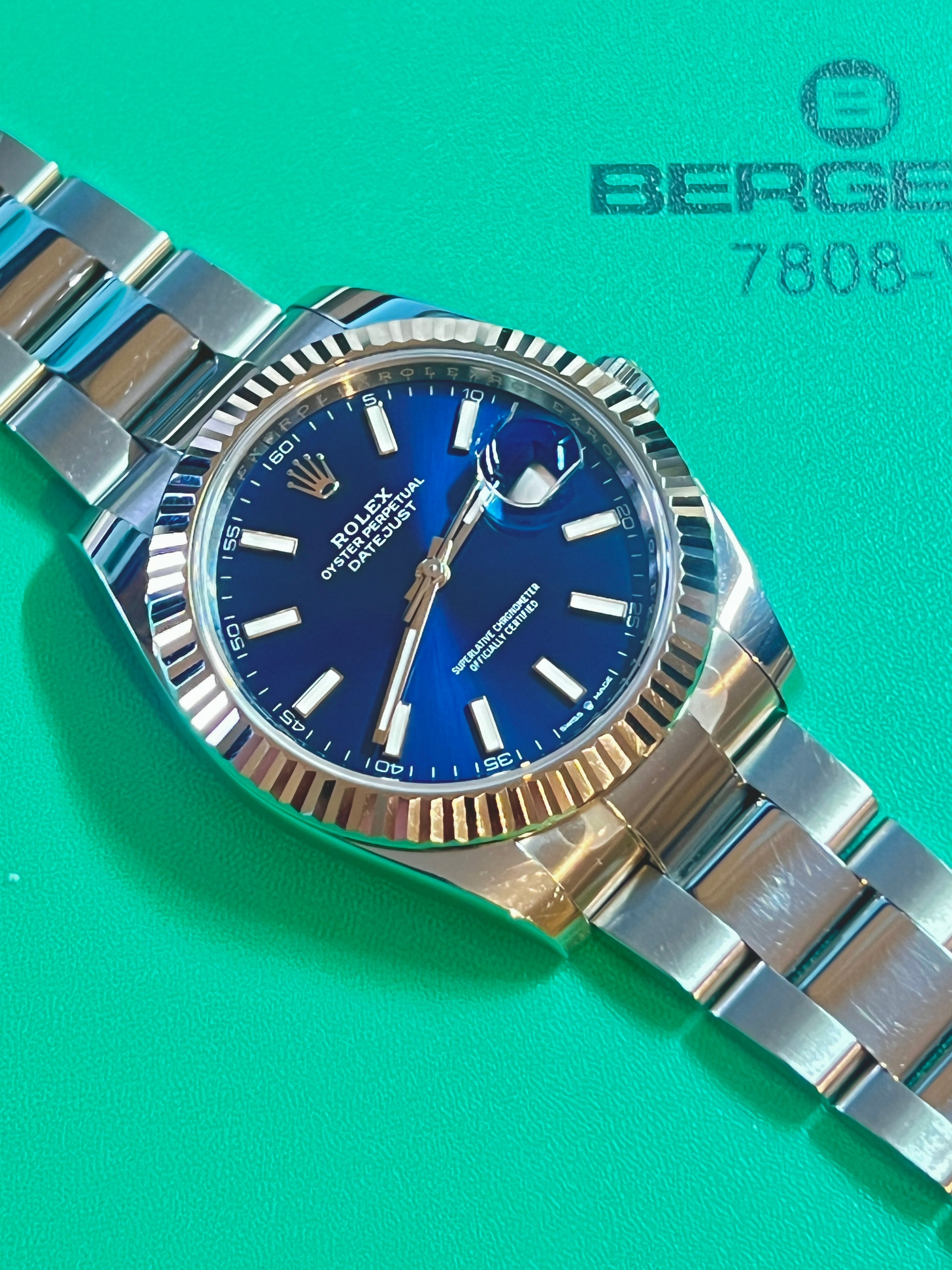 Rolex Datejust Blue Baton Dial 126334– Recently Purchased from Medway