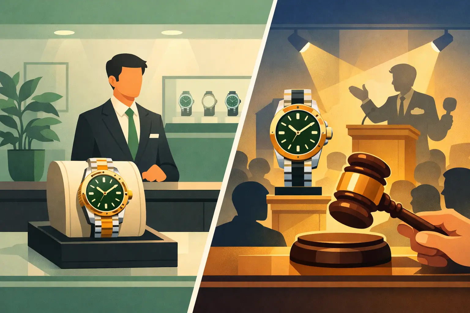 Rolex Dealer vs Auction House: Which Suits You?