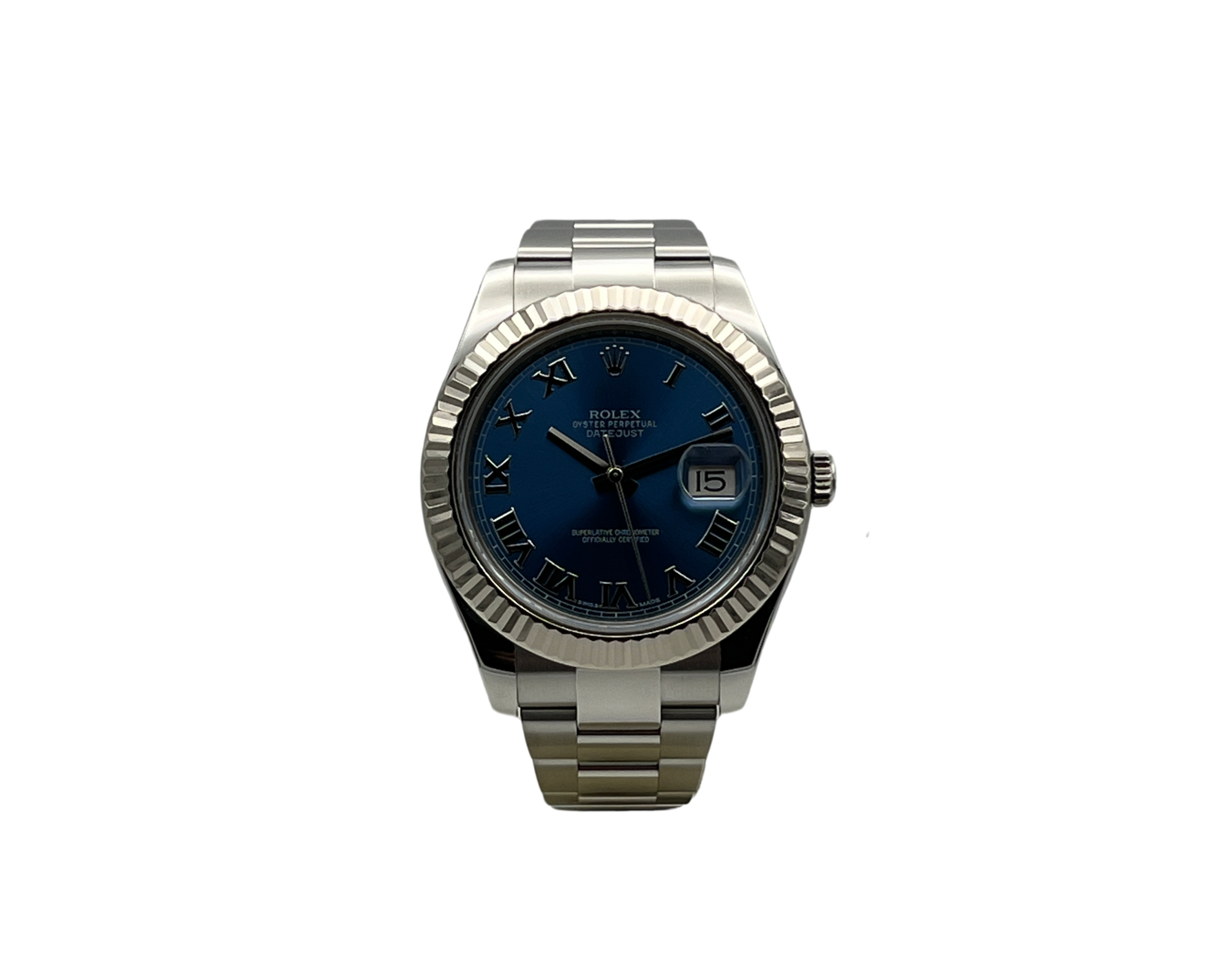 Rolex Datejust 41 reference 116334 Azzurro from 2016