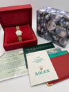 Rolex Lady-Datejust reference 179165 with factory diamond meteorite dial.
