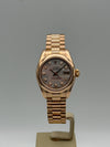 Rolex Lady-Datejust reference 179165 with factory diamond meteorite dial.