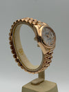 Rolex Lady-Datejust reference 179165 with factory diamond meteorite dial.