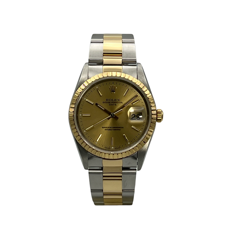 Rolex Date Oyster Perpetual 15233 Mid Size/Small Gents 34mm
