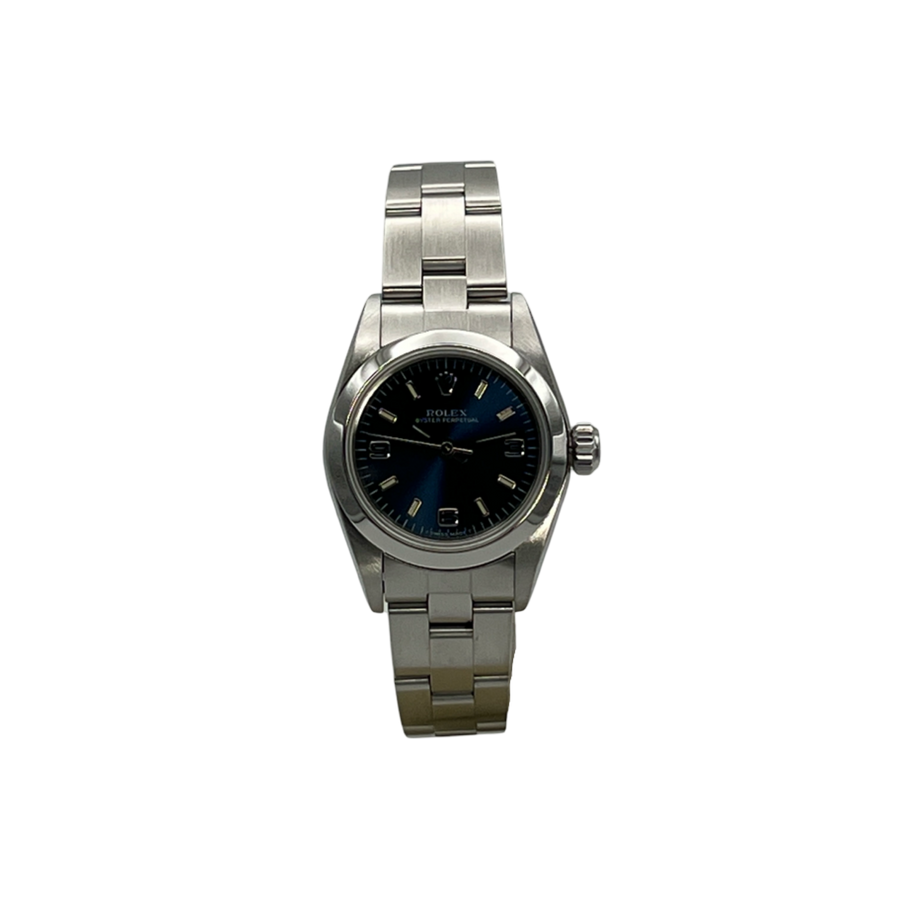 Rolex Oyster Perpetual  67180 26mm Blue Dial Full Set