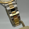 Rolex Date Oyster Perpetual 15233 silver and gold contrast strap